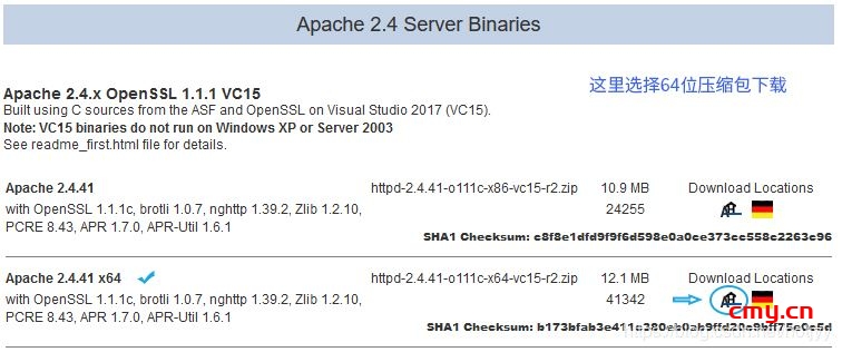 如何在Windows10系统中安装 Apache  2.4.41